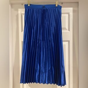 Satin Pleated Skirt